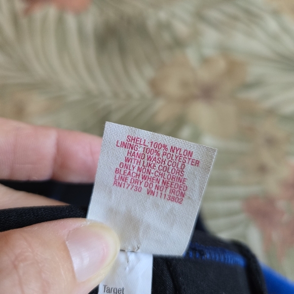 3/$25 Xhilaration Bikini Swim Wear Black Blue Scuba Medium Two Piece Zipper - Picture 7 of 9